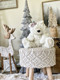 ClaraLoo White Polar Bear Plush