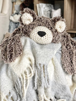 Brown Bear Rug for Woodland Nursery